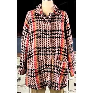 Johnny Was Hunter Embroidered Whimsical Coat L